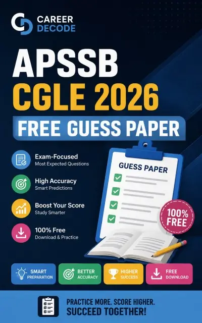 APSSB CGLE 2026 Free Guess Paper