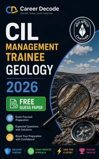 CIL Management Trainee Geology 2026 Free Guess Paper
