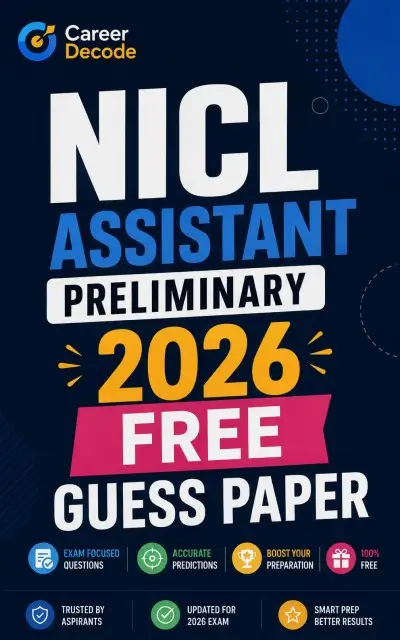 NICL Assistant Preliminary 2026 Free Guess Paper