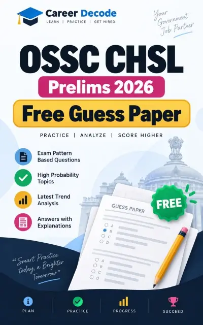 OSSC CHSL Prelims 2026 Free Guess Paper