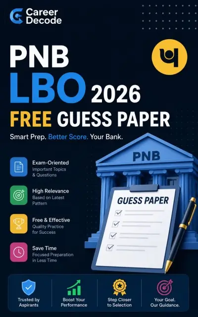 PNB LBO 2026 Free Guess Paper