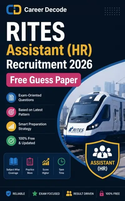 RITES Assistant (HR) Recruitment 2026 Free Guess Paper