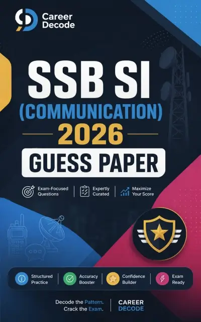 SSB SI (Communication) 2026 Free Guess Paper
