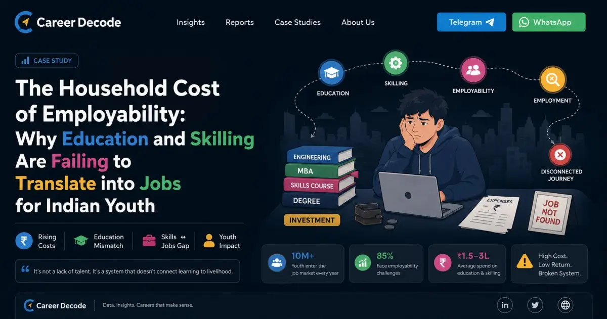 The Household Cost of Employability: Why Education and Skilling Are Failing to Translate into Jobs for Indian Youth